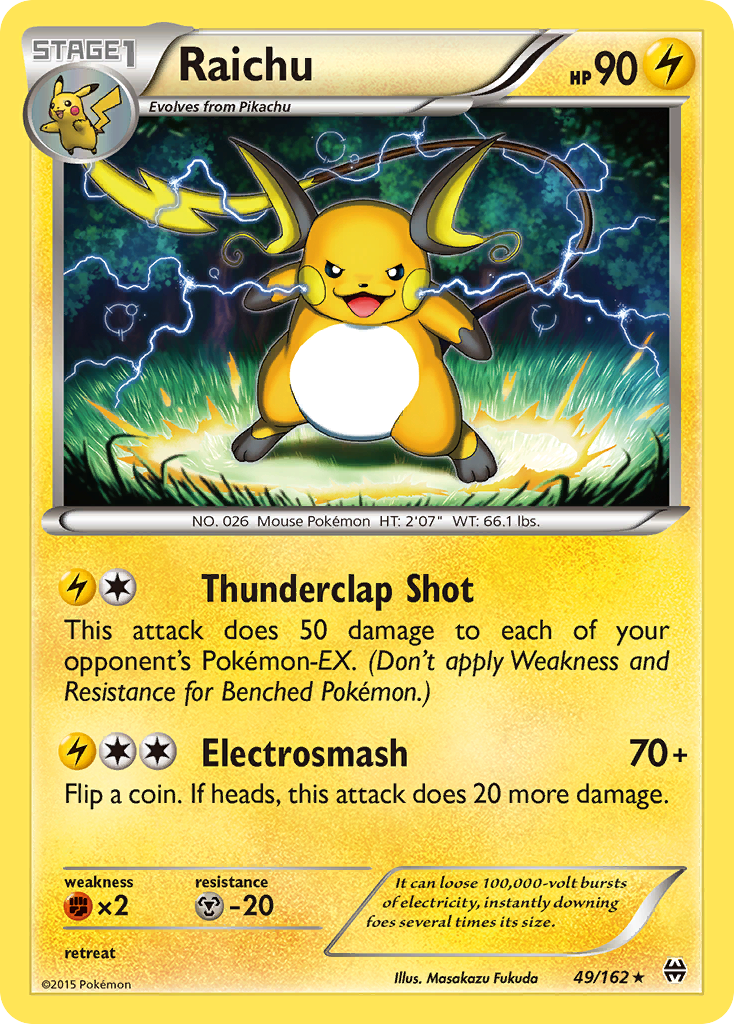 Raichu (49/162) [XY: BREAKthrough] | Cracking-Singles