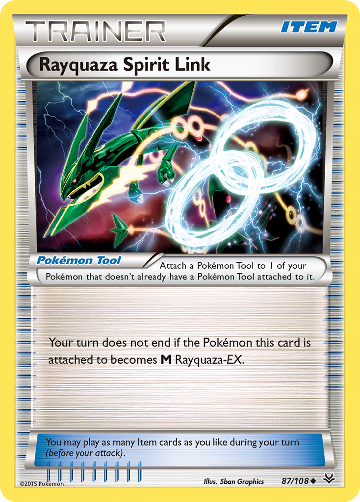 Rayquaza Spirit Link (87/108) [XY: Roaring Skies] | Cracking-Singles