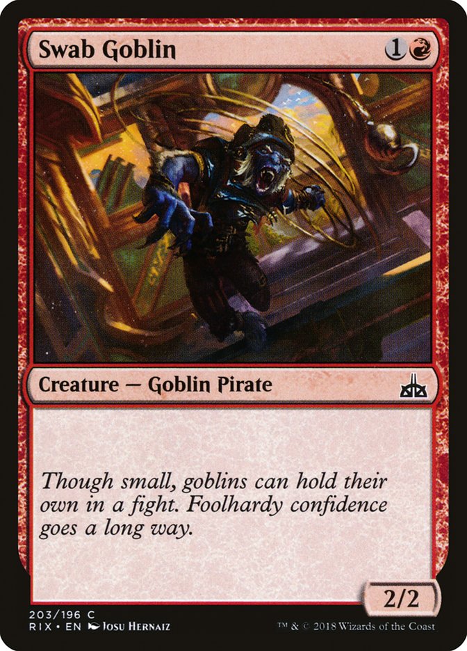 Swab Goblin [Rivals of Ixalan] | Cracking-Singles