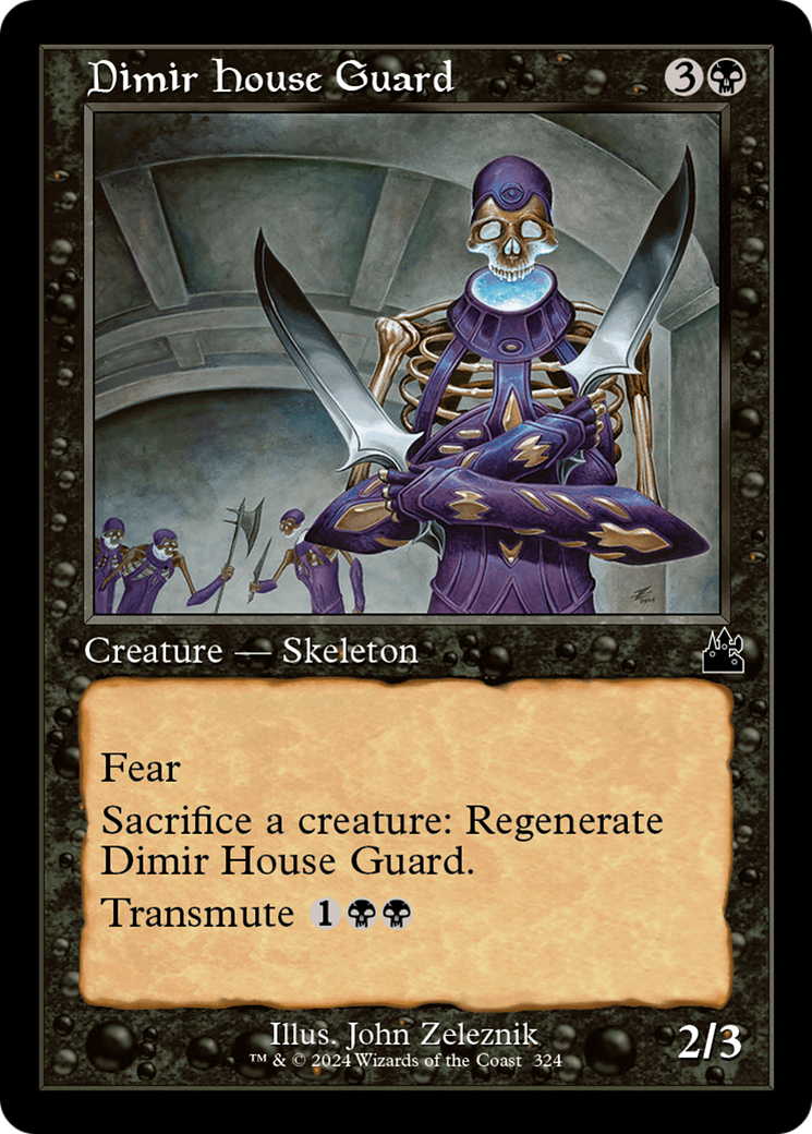 Dimir House Guard (Retro Frame) [Ravnica Remastered] | Cracking-Singles