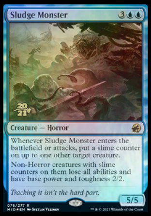 Sludge Monster [Innistrad: Midnight Hunt Prerelease Promos] | Cracking-Singles