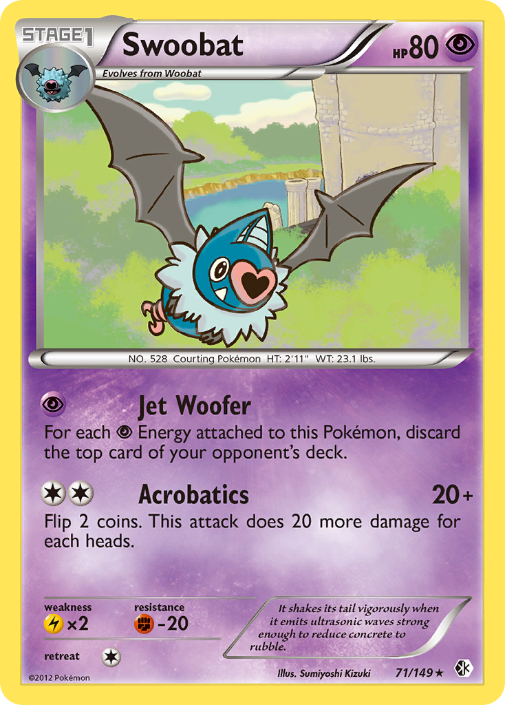 Swoobat (71/149) [Black & White: Boundaries Crossed] | Cracking-Singles