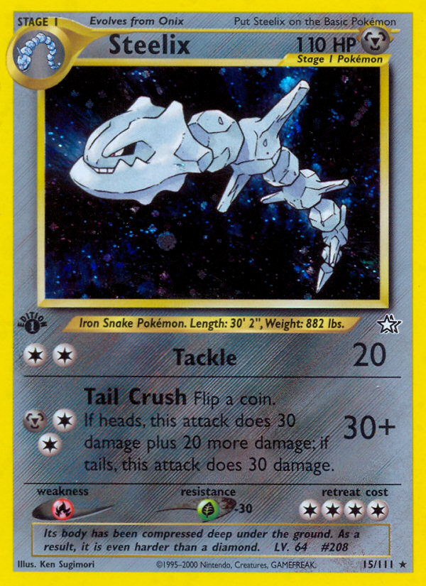 Steelix (15/111) [Neo Genesis 1st Edition] | Cracking-Singles