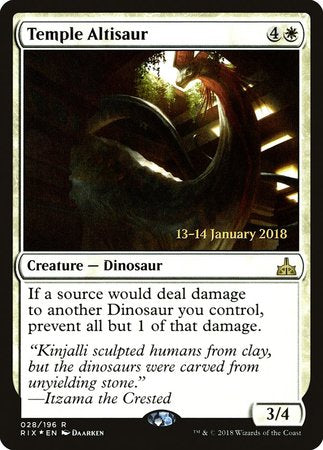 Temple Altisaur [Rivals of Ixalan Promos] | Cracking-Singles