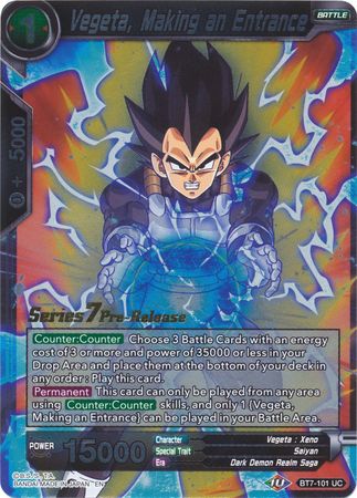 Vegeta, Making an Entrance [BT7-101_PR] | Cracking-Singles