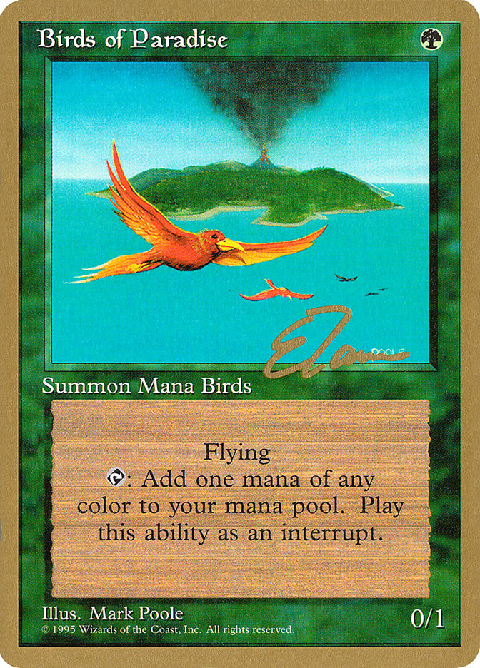 Birds of Paradise (Eric Tam) [Pro Tour Collector Set] | Cracking-Singles