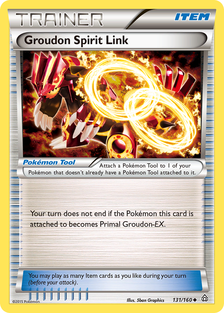 Groudon Spirit Link (131/160) [XY: Primal Clash] | Cracking-Singles