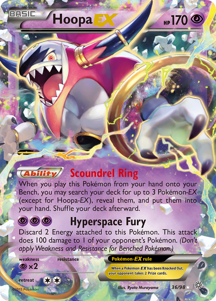 Hoopa EX (36/98) [XY: Ancient Origins] | Cracking-Singles