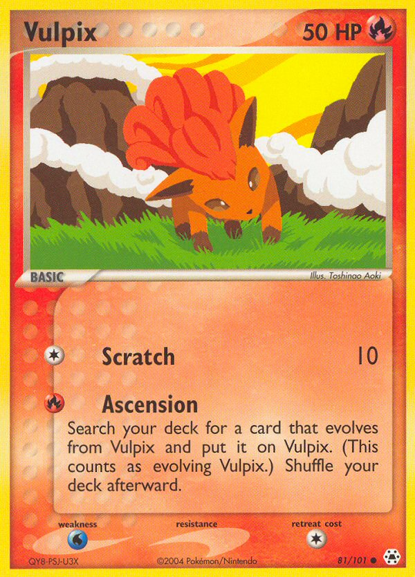 Vulpix (81/101) [EX: Hidden Legends] | Cracking-Singles