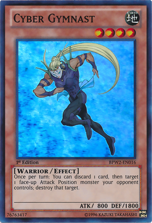 Cyber Gymnast [BPW2-EN016] Super Rare | Cracking-Singles