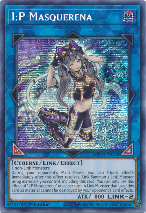 I:P Masquerena [MP20-EN178] Prismatic Secret Rare | Cracking-Singles