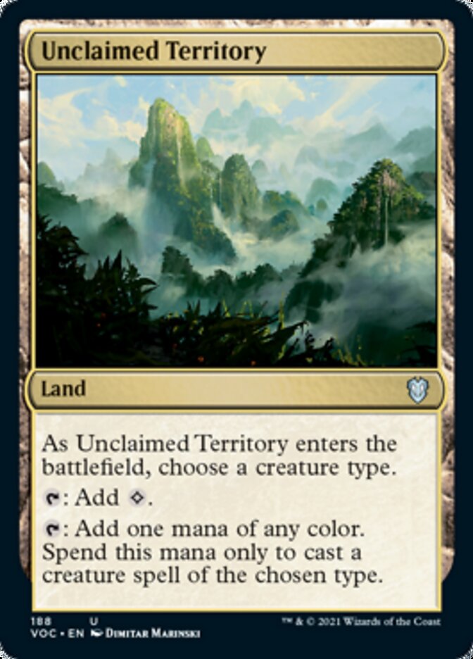 Unclaimed Territory [Innistrad: Crimson Vow Commander] | Cracking-Singles