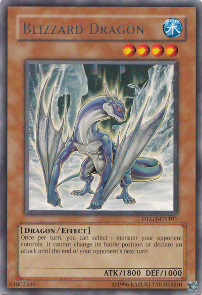 Blizzard Dragon [DLG1-EN101] Rare | Cracking-Singles