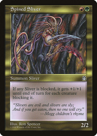 Spined Sliver [Stronghold] | Cracking-Singles