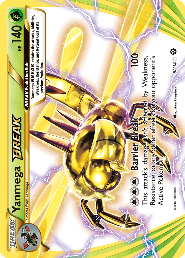 Yanmega BREAK (8/114) [XY: Steam Siege] | Cracking-Singles