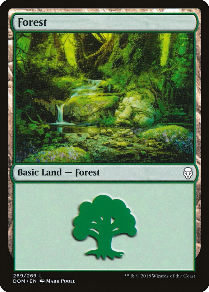 Forest (269) [Dominaria] | Cracking-Singles