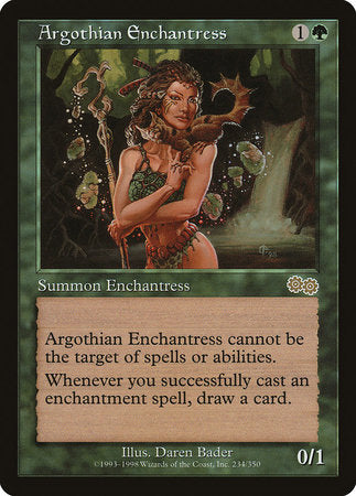 Argothian Enchantress [Urza's Saga] | Cracking-Singles