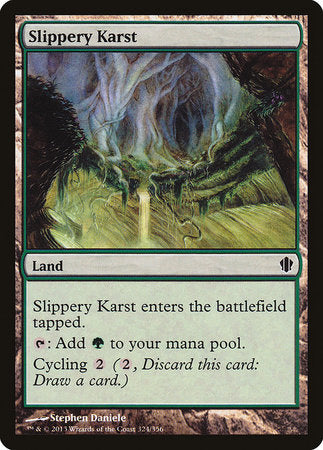 Slippery Karst [Commander 2013] | Cracking-Singles