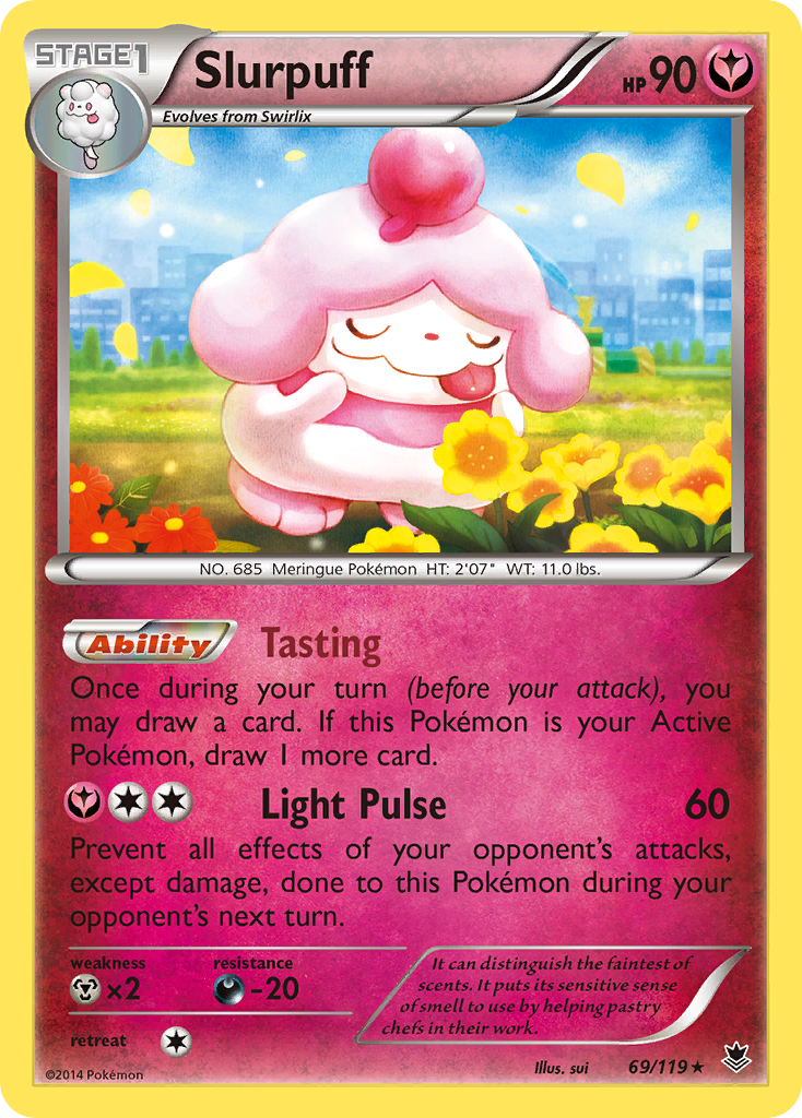 Slurpuff (69/119) [XY: Phantom Forces] | Cracking-Singles