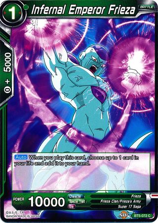 Infernal Emperor Frieza (BT5-072) [Miraculous Revival] | Cracking-Singles