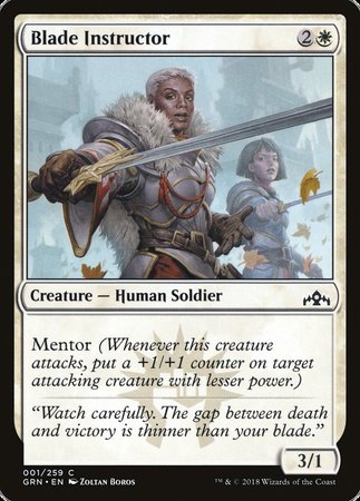 Blade Instructor [Guilds of Ravnica] | Cracking-Singles