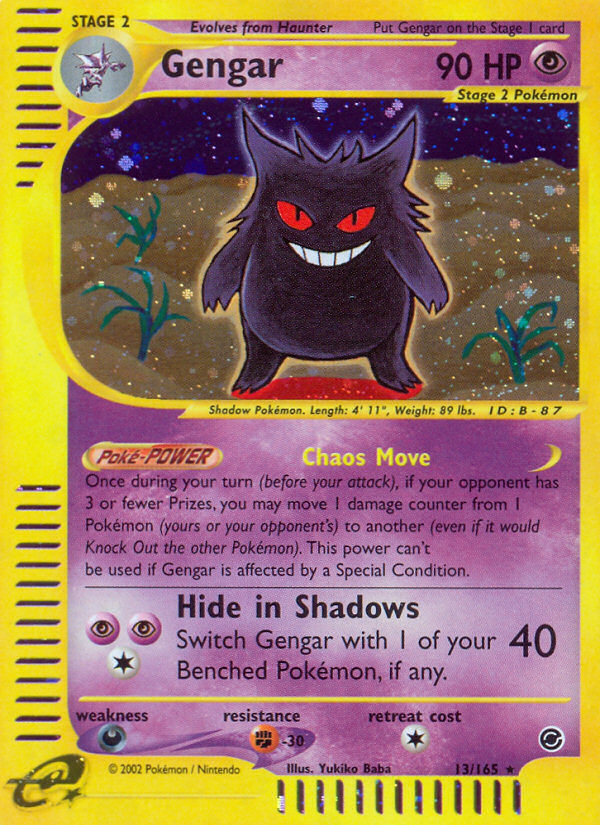 Gengar (13/165) [Expedition: Base Set] | Cracking-Singles