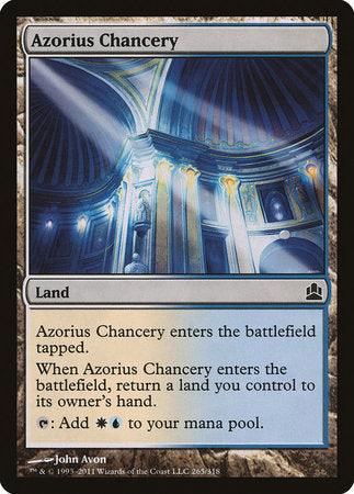 Azorius Chancery [Commander 2011] | Cracking-Singles