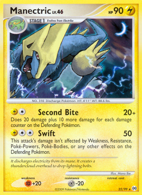 Manectric (22/99) [Platinum: Arceus] | Cracking-Singles