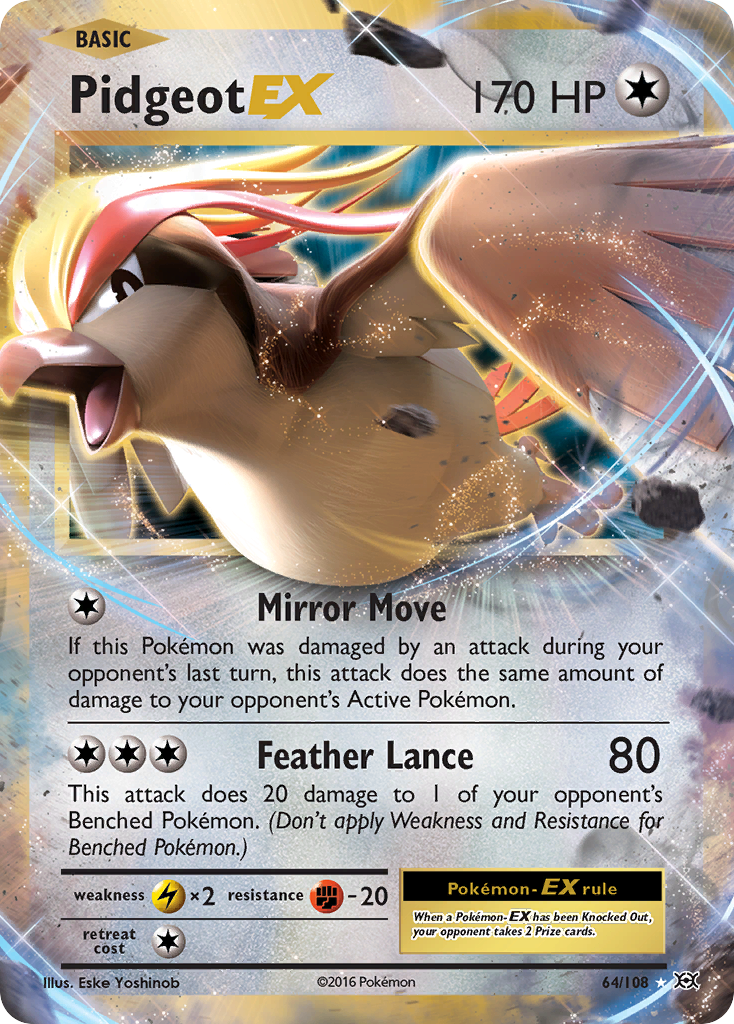 Pidgeot EX (64/108) [XY: Evolutions] | Cracking-Singles