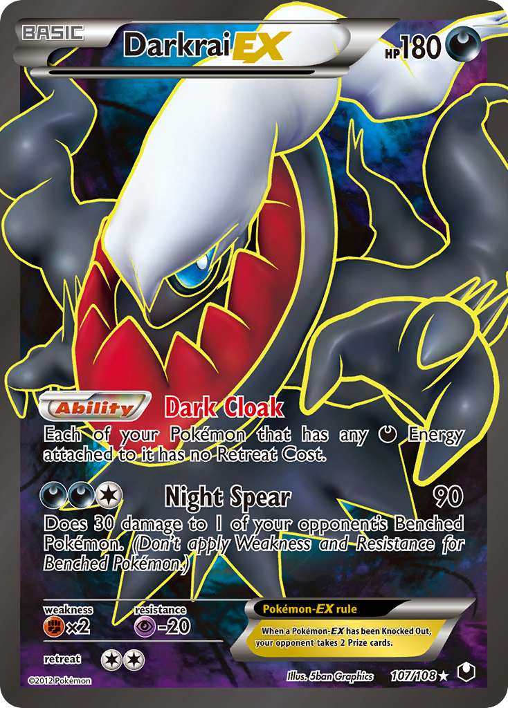 Darkrai EX (107/108) [Black & White: Dark Explorers] | Cracking-Singles