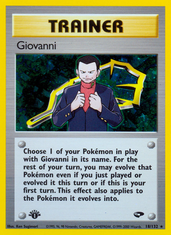 Giovanni (18/132) [Gym Challenge 1st Edition] | Cracking-Singles