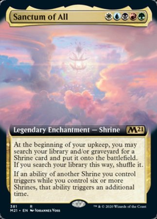 Sanctum of All (Extended Art) [Core Set 2021] | Cracking-Singles