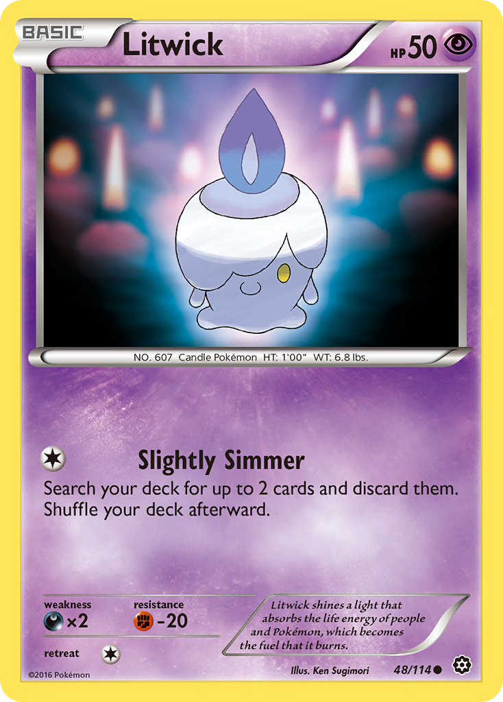 Litwick (48/114) [XY: Steam Siege] | Cracking-Singles