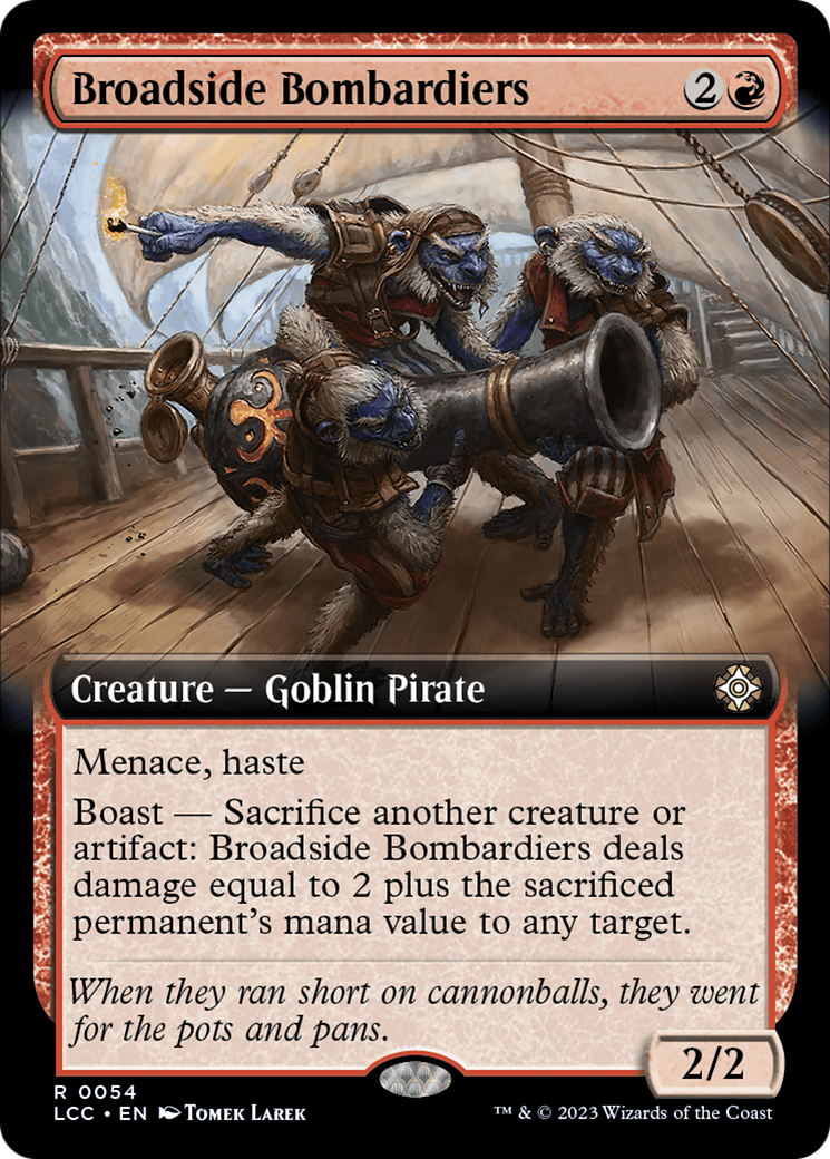 Broadside Bombardiers (Extended Art) [The Lost Caverns of Ixalan Commander] | Cracking-Singles