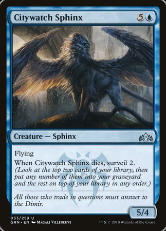 Citywatch Sphinx [Guilds of Ravnica] | Cracking-Singles