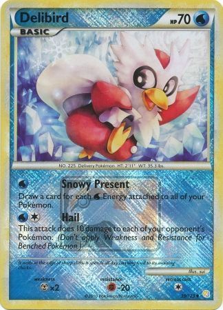 Delibird (39/123) (League Promo) [HeartGold & SoulSilver: Base Set] | Cracking-Singles