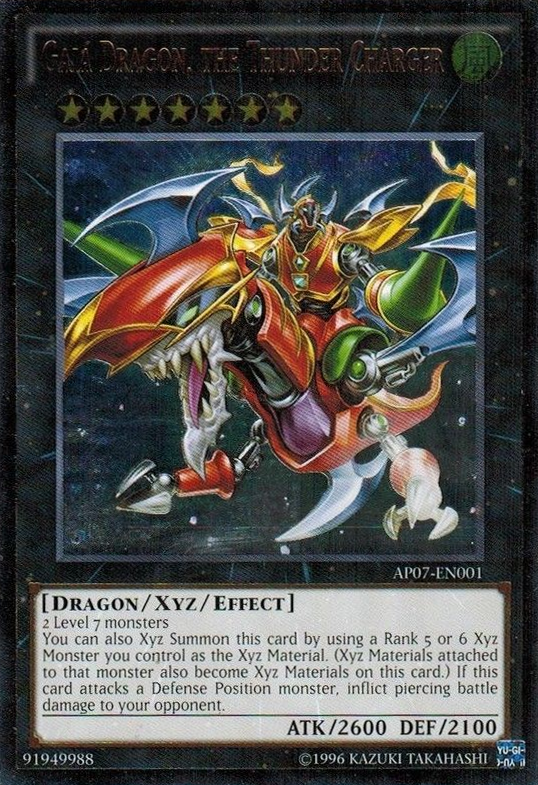 Gaia Dragon, the Thunder Charger [AP07-EN001] Ultimate Rare | Cracking-Singles