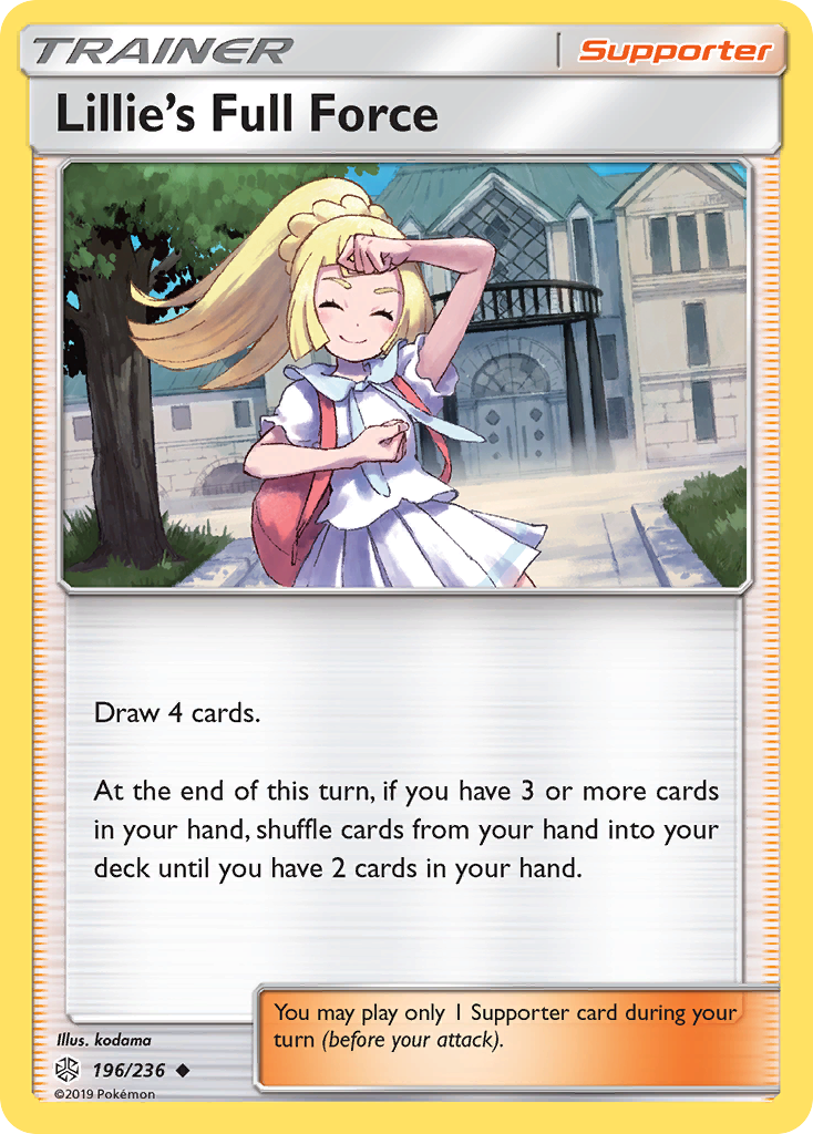 Lillie's Full Force (196/236) [Sun & Moon: Cosmic Eclipse] | Cracking-Singles