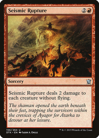 Seismic Rupture [Dragons of Tarkir] | Cracking-Singles