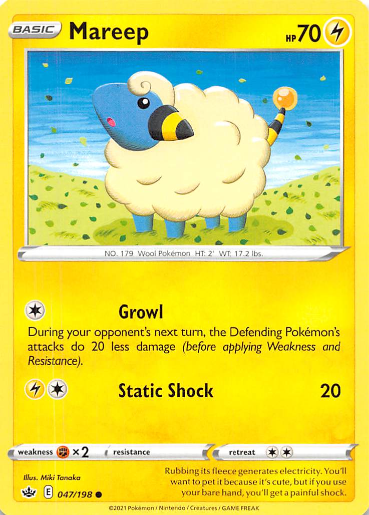 Mareep (047/198) [Sword & Shield: Chilling Reign] | Cracking-Singles