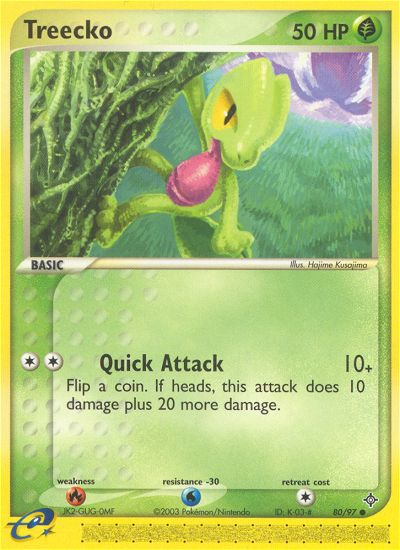 Treecko (80/97) [EX: Dragon] | Cracking-Singles