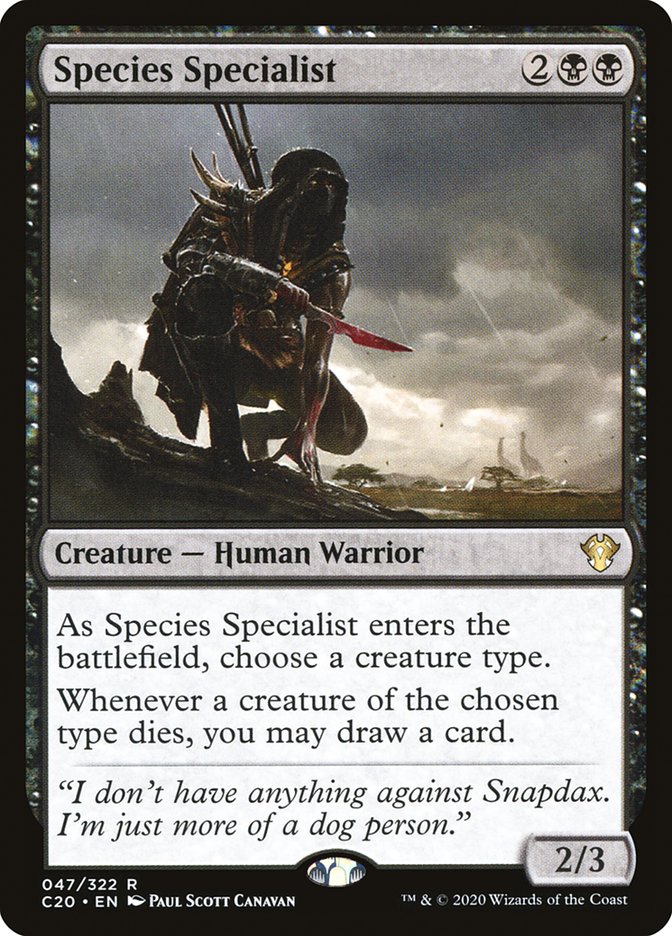 Species Specialist [Commander 2020] | Cracking-Singles