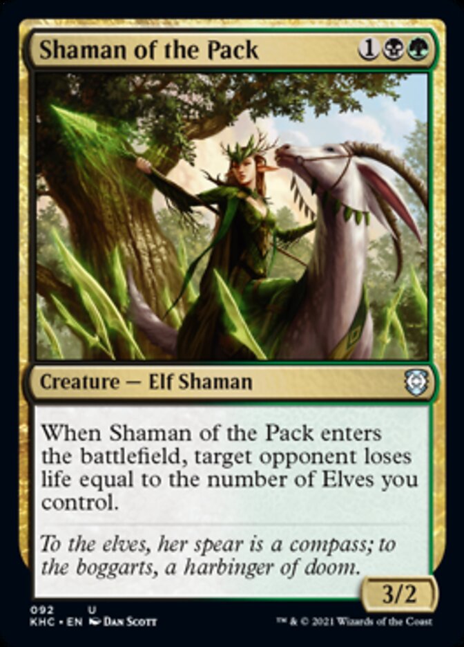 Shaman of the Pack [Kaldheim Commander] | Cracking-Singles