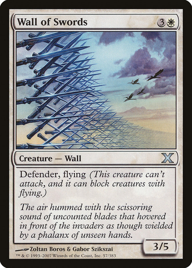 Wall of Swords [Tenth Edition] | Cracking-Singles