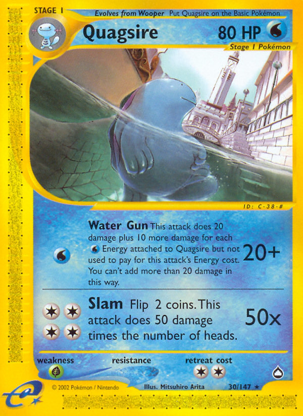 Quagsire (30/147) [Aquapolis] | Cracking-Singles