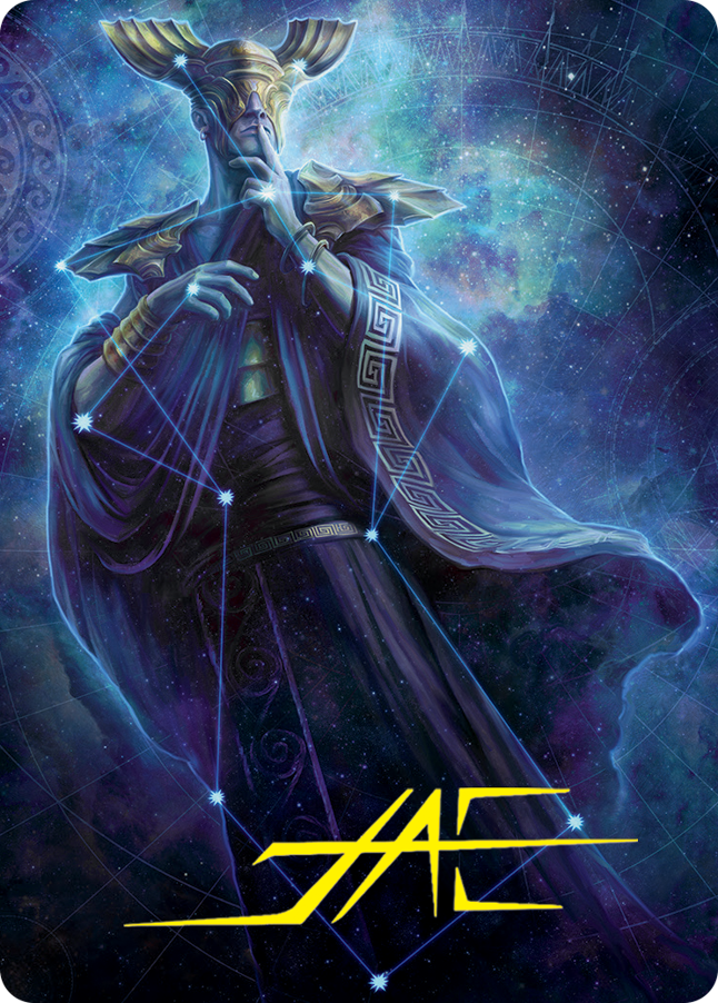 Atris, Oracle of Half-Truths Art Card (Gold-Stamped Signature) [March of the Machine Art Series] | Cracking-Singles