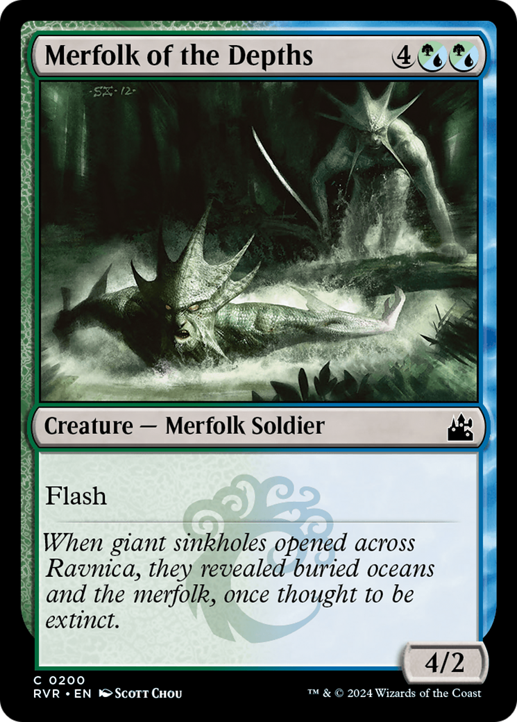 Merfolk of the Depths [Ravnica Remastered] | Cracking-Singles