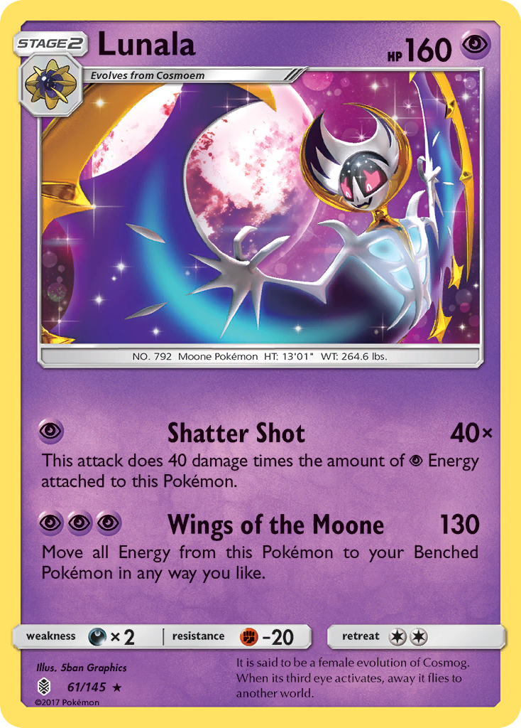 Lunala (61/145) [Sun & Moon: Guardians Rising] | Cracking-Singles