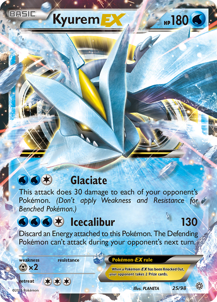 Kyurem EX (25/98) [XY: Ancient Origins] | Cracking-Singles