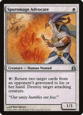 Spurnmage Advocate [Commander 2011] | Cracking-Singles